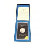 1883-CC Morgan dollar, slab certified gem BU