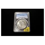 1883-O Morgan dollar, PCGS slab certified MS-63