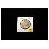 1922 Peace dollar, uncirculated BU