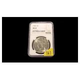 1928 Peace dollar, NGC slab certified MS-62