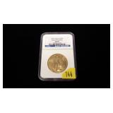 2007 $50 Gold Eagle, NGC slab certified MS-69