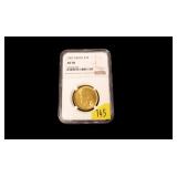 1907 $10 Gold Indian Eagle, NGC slab certified