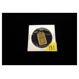 Credit Suisse 5-gram .999 Fine gold bar