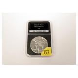 1926-S Peace dollar, BU, slab certified