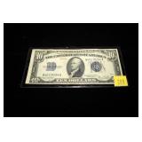 $10 Silver certificate, series of 1934D