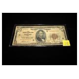 $5 National Bank note, Cleveland, Ohio,