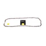 32" 7-8mm Black freshwater pearl necklace with