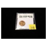 1909 Lincoln cent, uncirculated