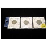 3- Key date Buffalo nickels: 2- 1920-S, 1931