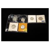 6- Washington quarters, uncirculated: 1952-D