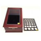 Type set holder and coin storage box, 2 pcs.