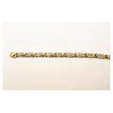 Sterling silver 7" diamond accent tennis bracelet