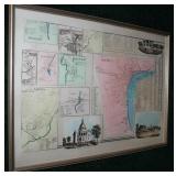 17.5" x 24" print of Geneva and Ontario County