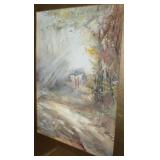 14" x 10" watercolor "Cowpath