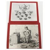 Hinkley Museum display: "Pewter and service set"