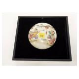 4 1/4" oriental covered round porcelain box