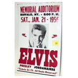 22.5" x 14" poster: Elvis Presley at the Memorial