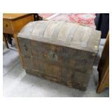 Vintage dome topped trunk.