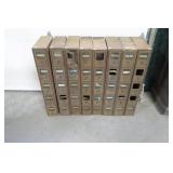 Lot, 40 vintage Yale Brass front post office boxes