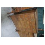 3pc. Mahogany bedroom set, includes 6 drawer