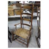 Shaker-style ladderback rocker