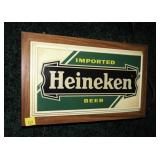 7" x 12" Heineken advertising light