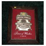 16" x 12" Chivas Regal advertising sign