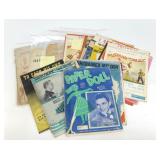 Lot, sheet music from movies, shows, etc