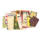 Lot, booklets of sheet music