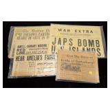 Lot, reprint newspapers