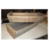 2- Pleasant Valley wooden grape boxes