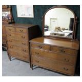 3pc. Mahogany bedroom set, includes 6 drawer