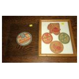 Lot, Iroquois and Liberty beer coasters