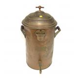 Vintage T.J. Topper copper water cooler with