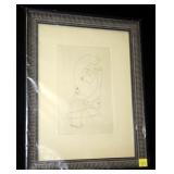 Lot, two etchings, one signed Taylor