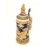 11" German beer stein "Hoch Edles Nais Aus