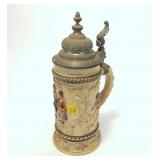 10" German beer stein