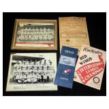 Lot, Rochester Red Wings: score cards from 1931, a