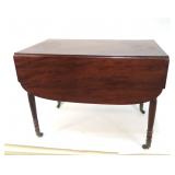 38" Mahogany Philladelphia Pembroke table