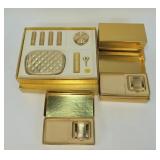 Lot, Estee Lauder 2 gold gift sets with 4