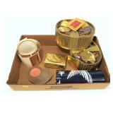 Lot, 2 Estee Lauder Deluxe potpurri, candles,