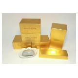 Lot, 4 Estee Lauder flower porcelain soap dish,