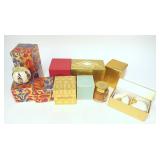 Lot, Estee Lauder porcelain cachepots, fragrance