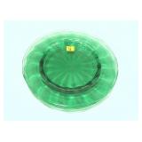 4- 8.5" Steuben Pomona green plates,