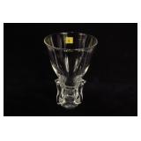 7.75" Steuben Lyre vase No. 8113, Lloyd Atkins,