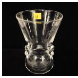 6" Steuben Signet vase, No. 8002, David Hills,