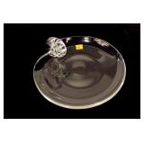8 5/8" Steuben Scroll plate No. 8025,