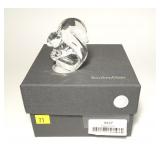 Steuben Squirrel No. 5537, with bag and box,
