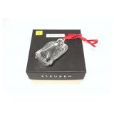 Steuben Angel ornament No. 9147, with bag and box