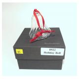 Steuben Holiday Bell ornament No. 8922, with bag